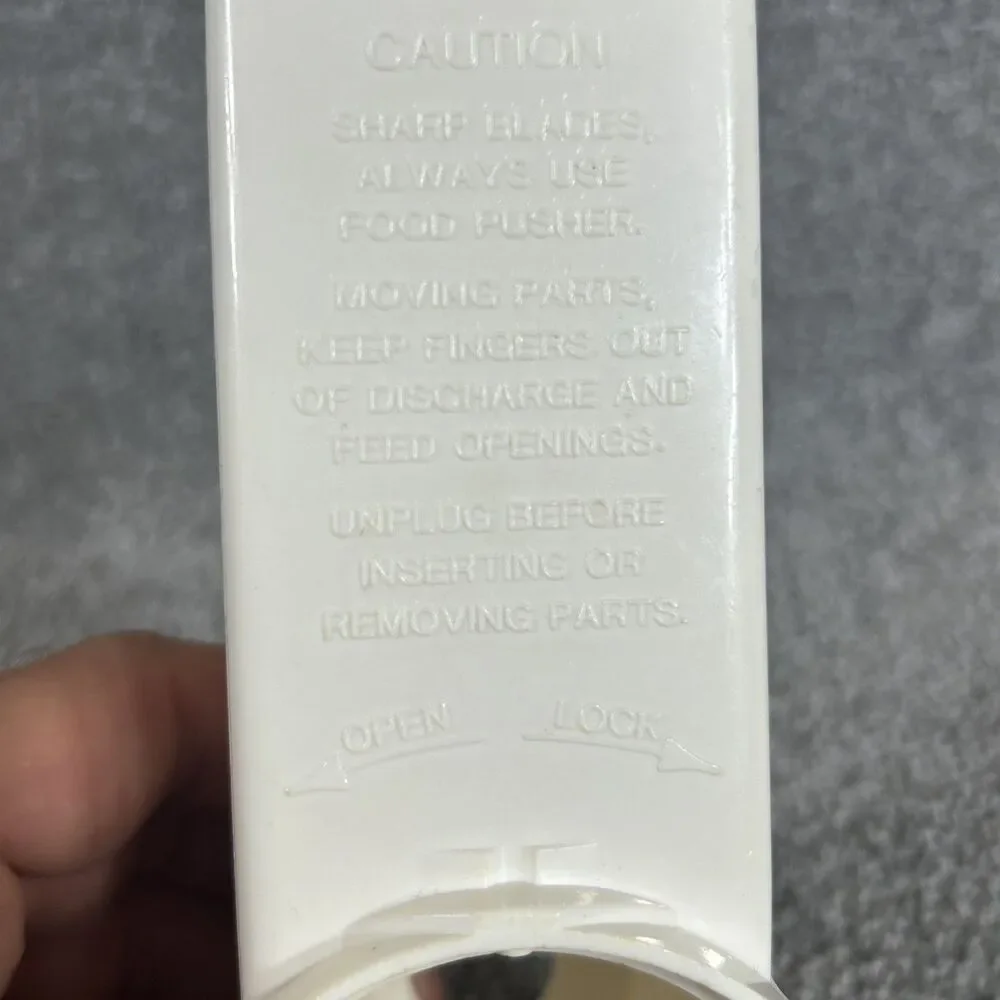 Presto Salad Shooter Model #0291001 Replacement Part FOOD CHAMBER